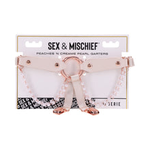 Sportsheets Sex & Mischief Peaches ''n CreaMe Pearl Garters