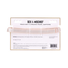 Sportsheets Sex & Mischief Peaches ''n CreaMe Pearl Garters