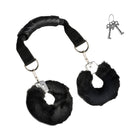 Master Series Furry Handcuffs with Handle