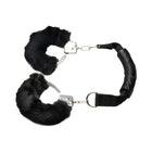 Master Series Furry Handcuffs with Handle