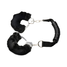 Master Series Furry Handcuffs with Handle