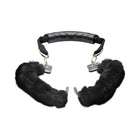 Master Series Furry Handcuffs with Handle