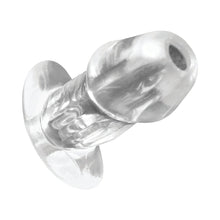 Master Series Dicked Clear Hollow Anal Plug Medium