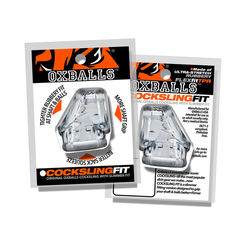 Oxballs Cocksling Fit Sling Clear