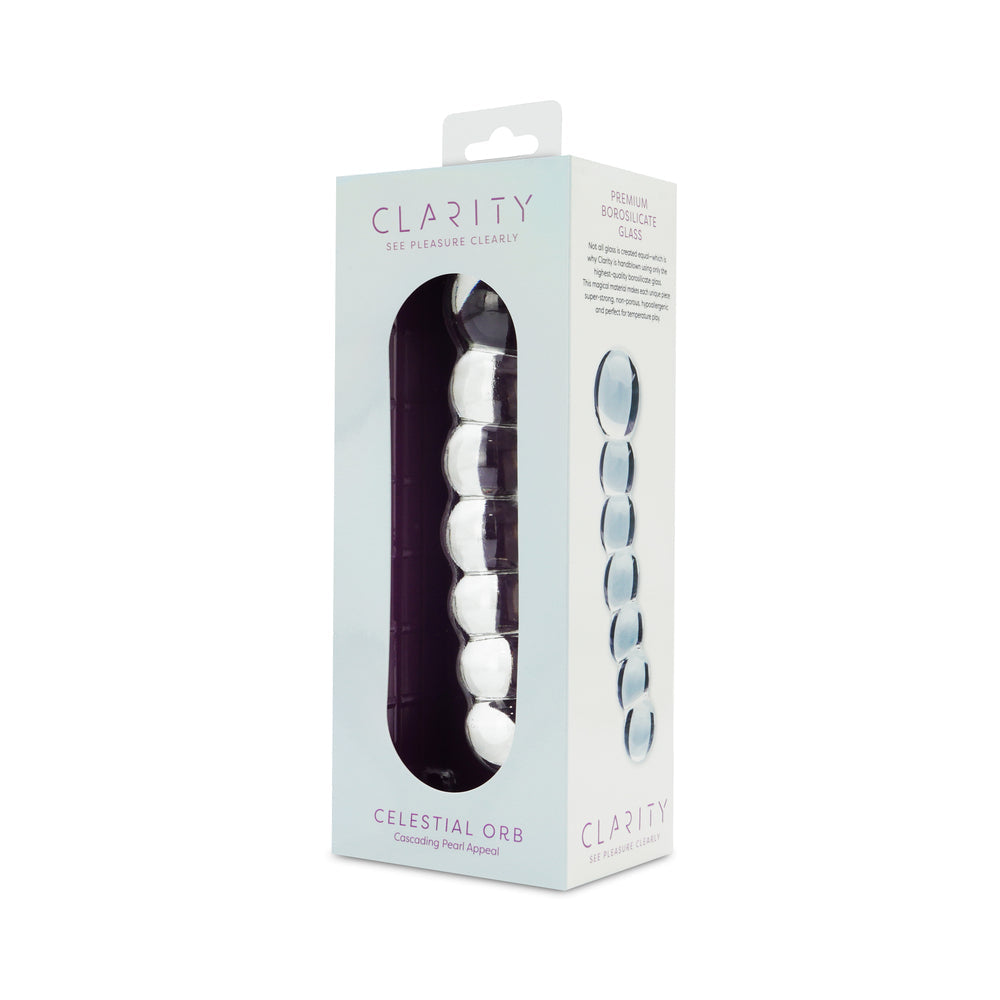 Clarity Celestial Orb Glass Dildo