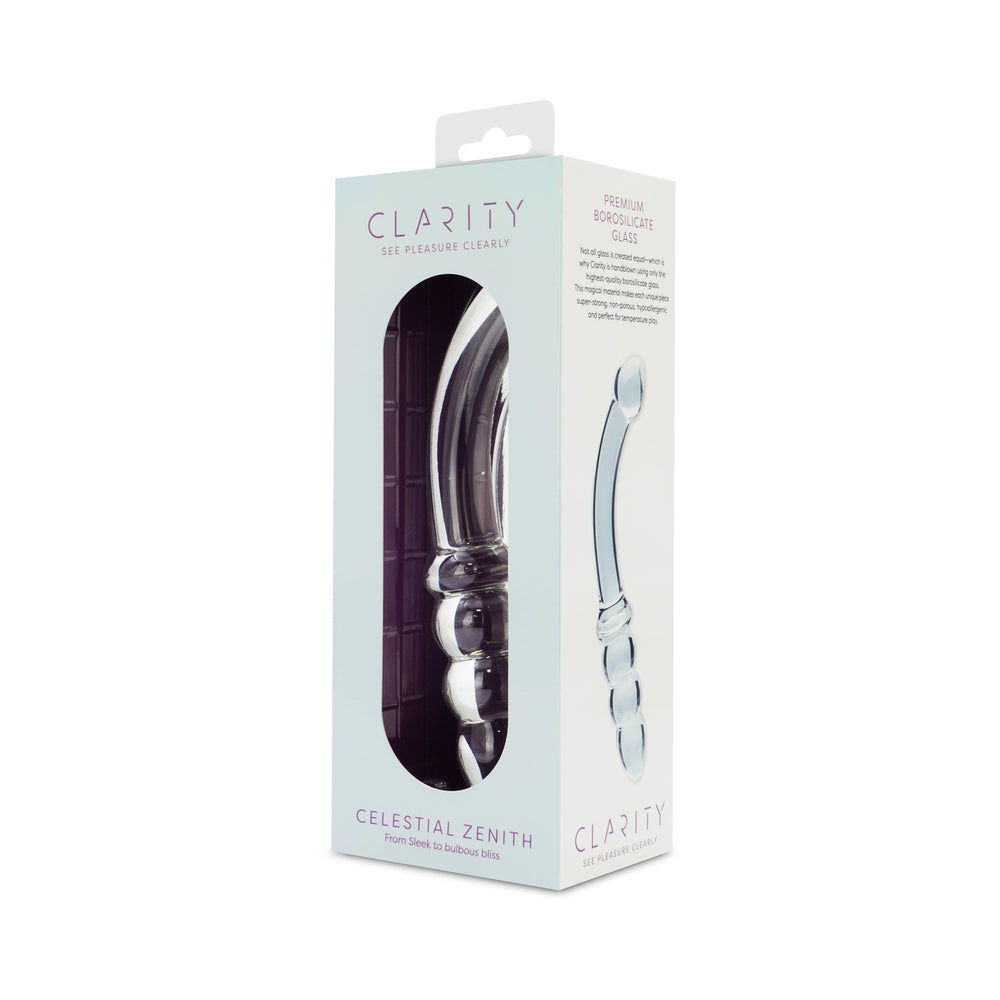 Clarity Celestial Zenith Glass Dildo