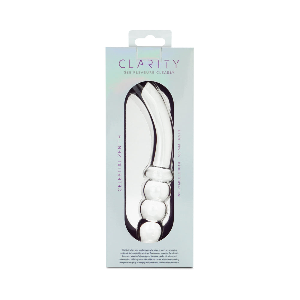 Clarity Celestial Zenith Glass Dildo