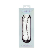 Clarity Celestial Ridge Glass Dildo