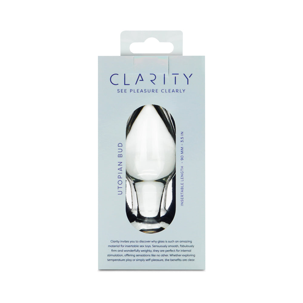 Clarity Utopian Bud Glass Plug