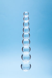 Clarity Elysian Pearls Glass Dildo