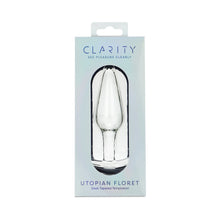 Clarity Utopian Floret Glass Plug