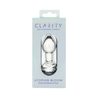 Clarity Utopian Bloom Glass Plug