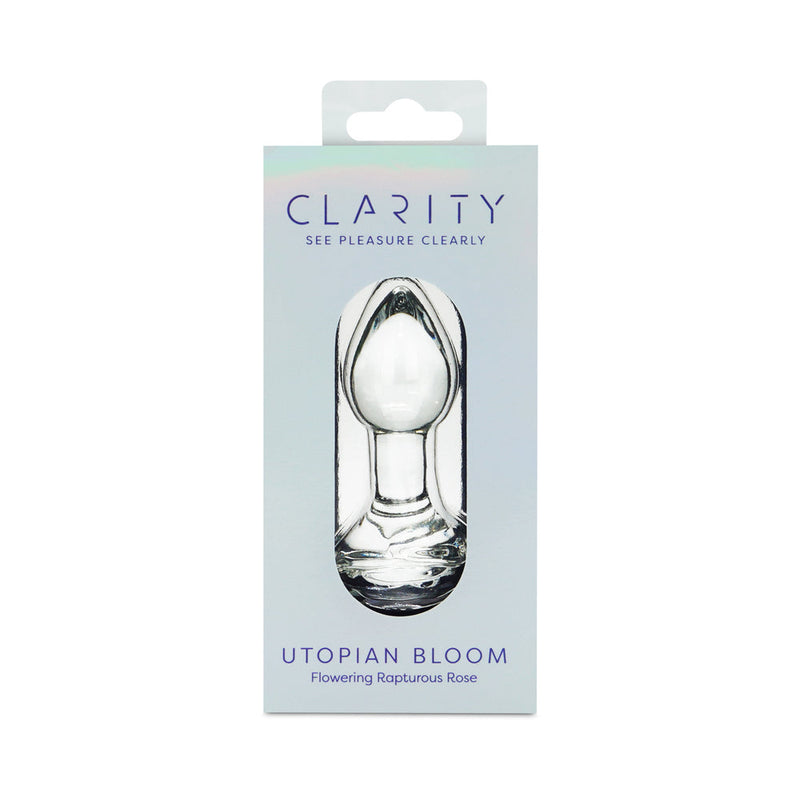 Clarity Utopian Bloom Glass Plug