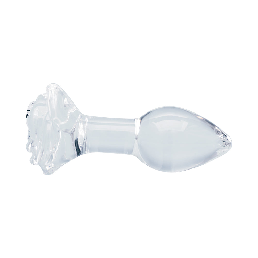 Clarity Utopian Bloom Glass Plug