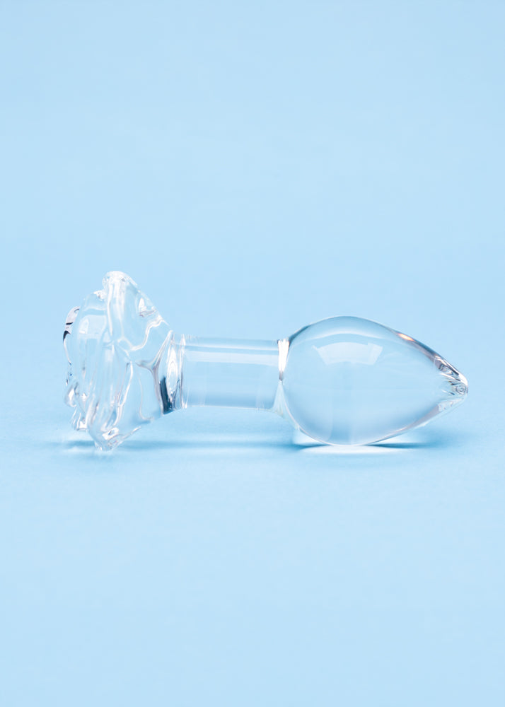 Clarity Utopian Bloom Glass Plug