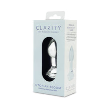 Clarity Utopian Bloom Glass Plug