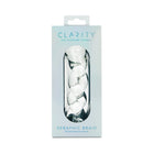 Clarity Seraphic Braid Glass Dildo