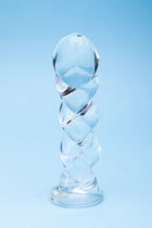 Clarity Seraphic Braid Glass Dildo