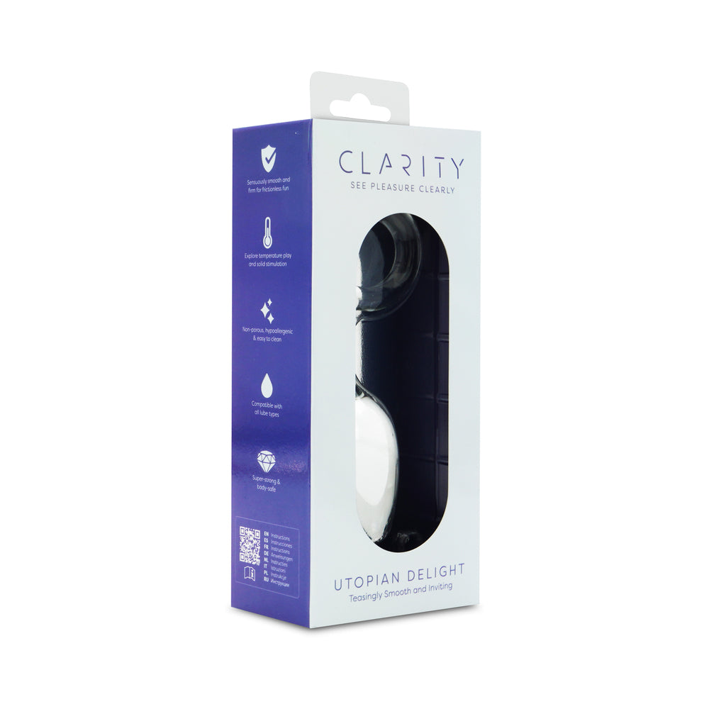 Clarity Utopian Delight Glass Plug