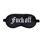 Ouch! Fuck Off Printed Mask Satin Black