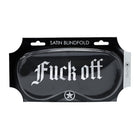 Ouch! Fuck Off Printed Mask Satin Black