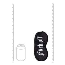 Ouch! Fuck Off Printed Mask Satin Black
