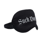 Ouch! Suck Don''t Bite Printed Mask Satin Black