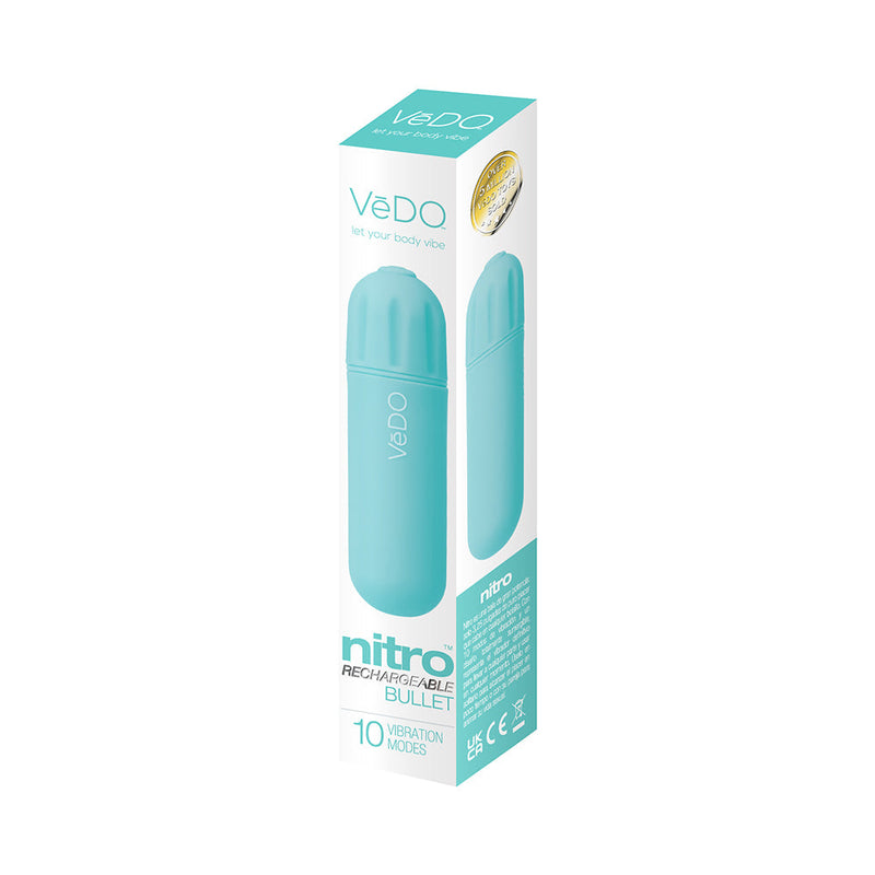VeDO Nitro Rechargeable Bullet Vibe Turquoise