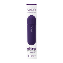 VeDO Nitro Rechargeable Bullet Vibe Purple
