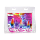 Crystal Jellies Anal Trainer Set S/M/L Rainbow