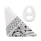 Rock Solid The Code Silicone C-Ring with Bandana White/Black