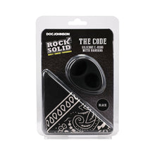 Rock Solid The Code Silicone C-Ring with Bandana Black