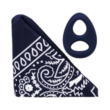 Rock Solid The Code Silicone C-Ring with Bandana Navy Blue/Black