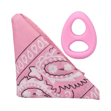 Rock Solid The Code Silicone C-Ring with Bandana Light Pink/Black