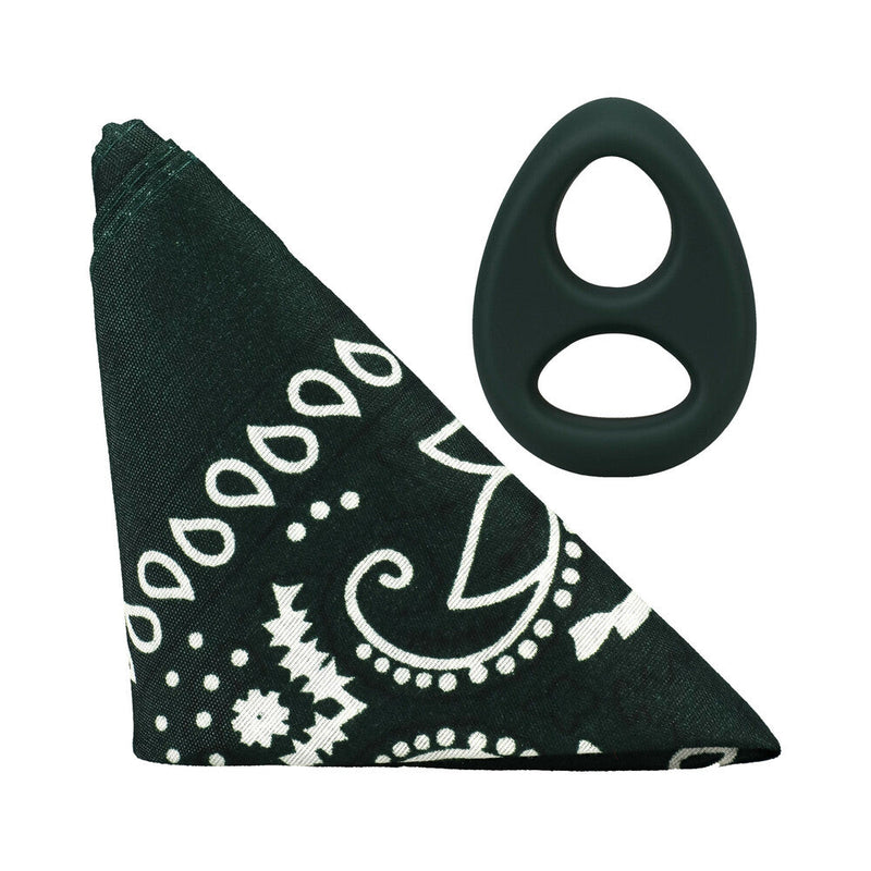 Rock Solid The Code Silicone C-Ring with Bandana Hunter Green/Black