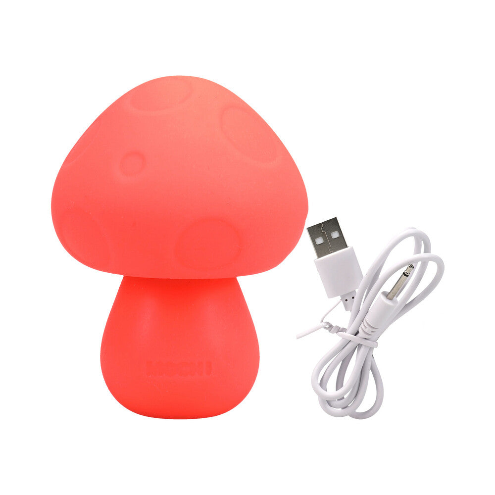 Mochi Mushroom Rechargeable Silicone Vibe Peach