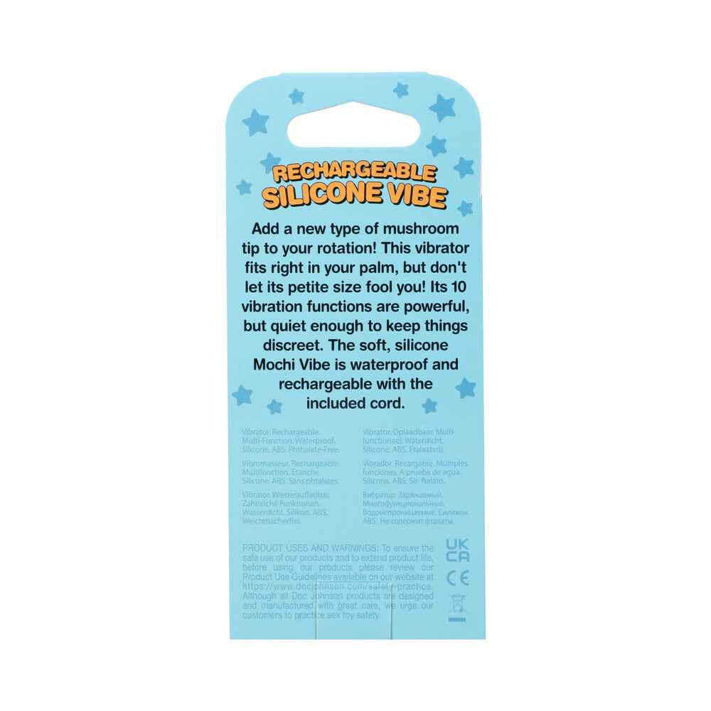 Mochi Mushroom Rechargeable Silicone Vibe Purple