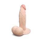 b-Vibe Slipskin Realistic Silicone Dildo 6 in. Girthy Cream