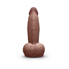 b-Vibe Slipskin Realistic Silicone Dildo 6 in. Girthy Brown