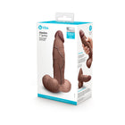 b-Vibe Slipskin Realistic Silicone Dildo 7 in. Girthy Brown