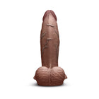 b-Vibe Slipskin Realistic Silicone Dildo 7 in. Girthy Brown