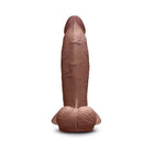 b-Vibe Slipskin Realistic Silicone Dildo 8 in. Girthy Brown