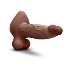 b-Vibe Slipskin Realistic Silicone Dildo 8 in. Girthy Brown