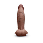 b-Vibe Slipskin Realistic Silicone Dildo 9 in. Girthy Brown
