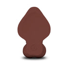 b-Vibe Slipskin Realistic Silicone Dildo 8 in. Curved Brown