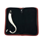 Rouge Stainless Steel Hollow Curved Wand In Case