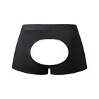 Male Power Open Ended Moon Short Black L/XL