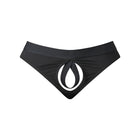 Male Power Open Ended Thong Open Black L/XL