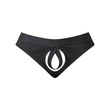 Male Power Open Ended Thong Open Black L/XL