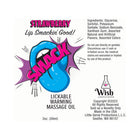 Smack Lickable Massage Oil 3 ml Pouch Strawberry